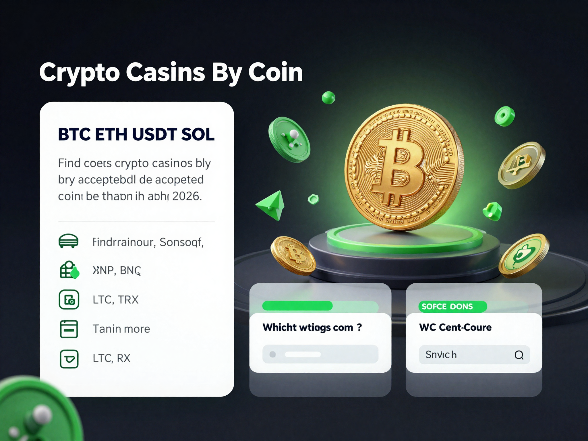 Global crypto casino country guide artwork with coins, flags, and verified platform cards